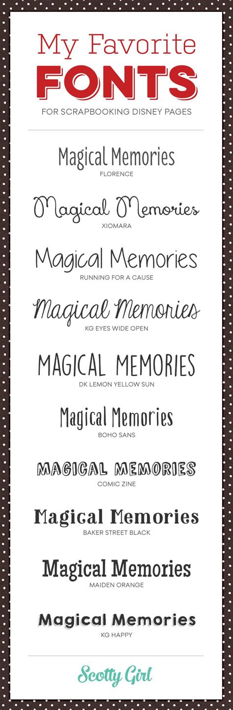 This font uploaded 14 november 2013. 10 Favorite Fonts for Scrapbooking Your Disney Pages ...