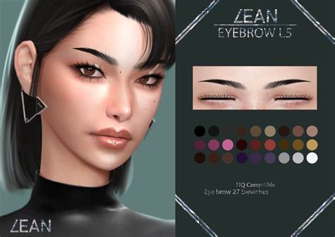 The Sims 4 Eyebrow L5 At Lean Micat Game