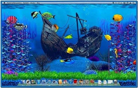 Animated Screensavers Sim Aquarium Screensaver Screen