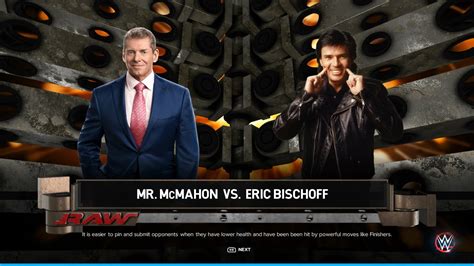 Wwe 2k23 Pc Mr Mcmahon Vs Eric Bischoff 4k Youtube