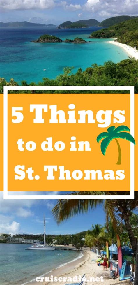 Five Great Things To Do In St Thomas Cruise Radio