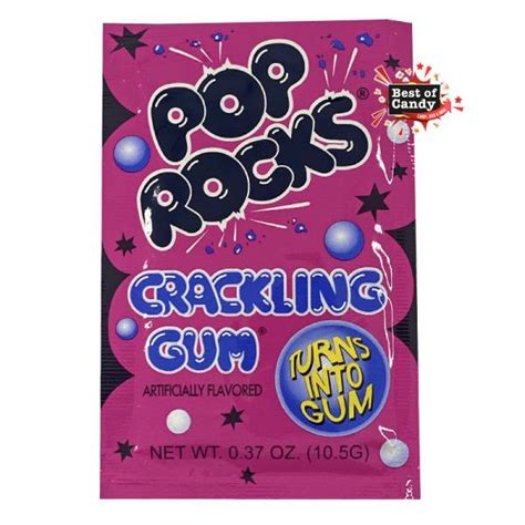 Pop Rocks Gum Crackling Candy 95g