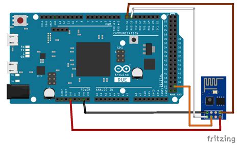 Arduino Er Connect Esp8266 Wifi Module To Arduino Due