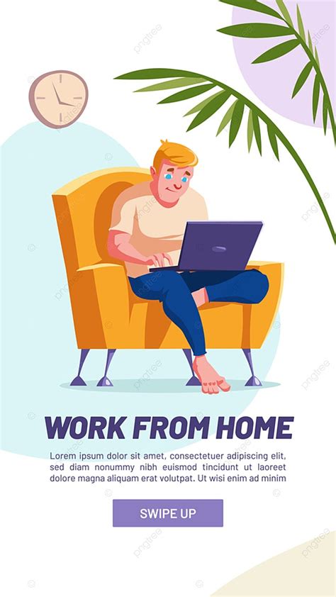 Work From Home Banner Template Download On Pngtree