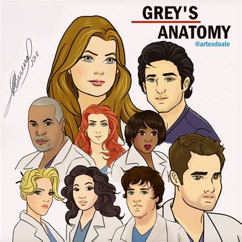 Greys Anatomy By Artesdoale Fifty Shades Of Greys Em 2019 Greys