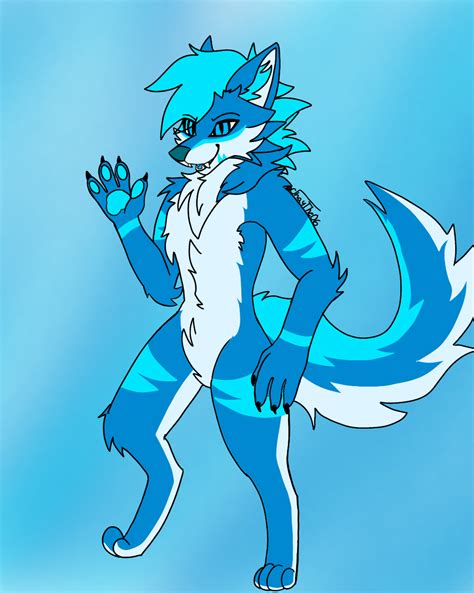 My First Time Drawing A Full Body This Is My Fursona What Do U Think