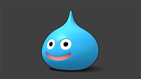Dragon Quest Slime Buy Royalty Free 3d Model By Kristin Mays
