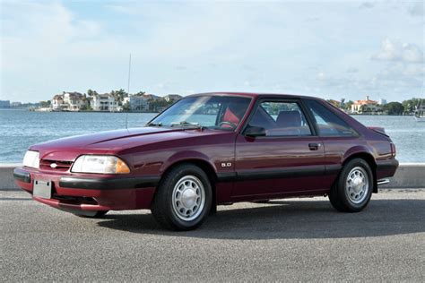 For Sale 1987 Ford Mustang Lx 50 Hatchback Red 302ci V8 5 Speed