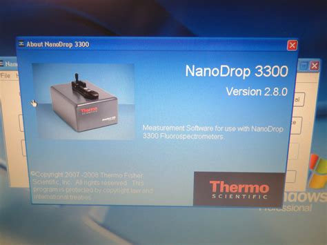 Thermo Nanodrop 3300 Fluorospectrometer Spectrophotometer Express Lab
