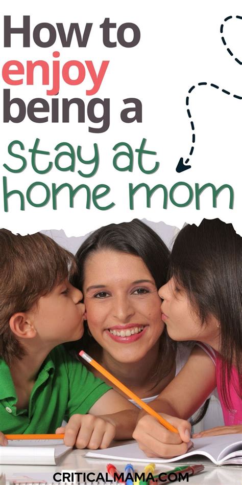 How To Enjoy Being A Stay At Home Mom Stay At Home Mom Mom Motivation Stay At Home