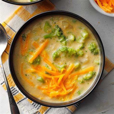 Cheddar Broccoli Soup Recipe How To Make It Taste Of Home