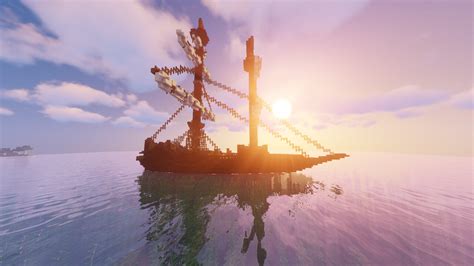 Wooden Cargo Ship Schematic Minecraft Map