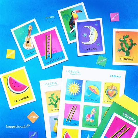Printable Mexican Lotería game Loteria cards Printable crafts Diy