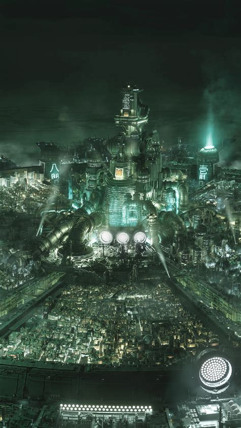 Final Fantasy Vii Remake Midgar Wallpaper Cat With Monocle