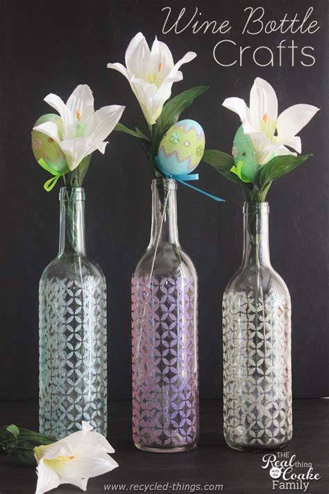 Ways To Recycle Empty Wine Bottles Recycled Crafts