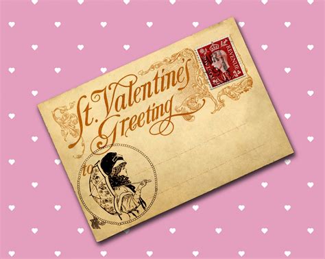 Valentines Day Postcard Vintage Free Stock Photo Public Domain Pictures