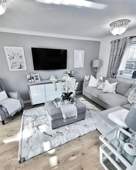 20 Grey And White Living Room Ideas Pimphomee