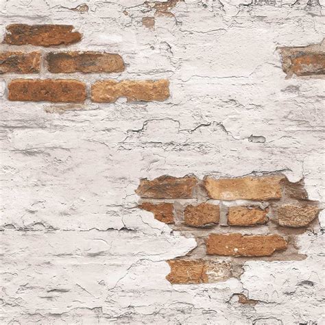 Distressed Brick By Galerie Brick Wallpaper Wallpaper Direct