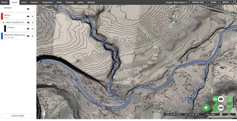 Contour Map Generator Create From Built In Us Elevation Data Equator