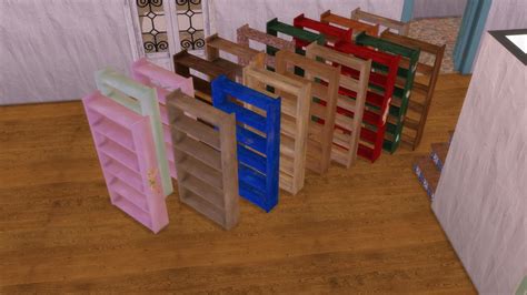 Empty Bookcase By Alikis Nook At Sims 4 Studio Sims 4 Updates