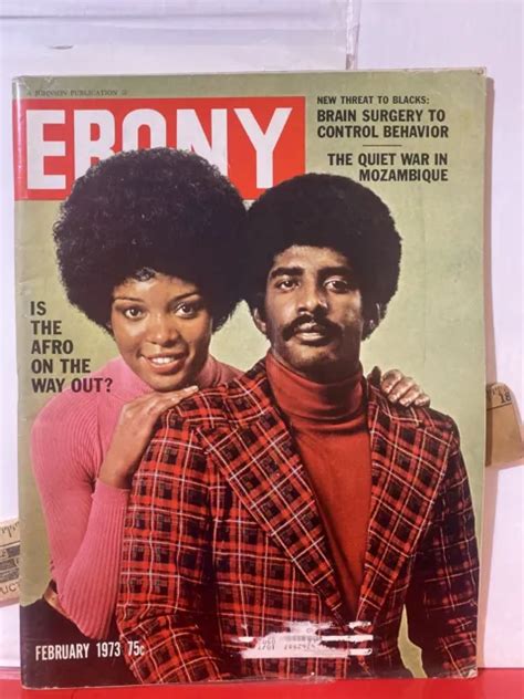 Vintage Ebony Black History Magazine 1973 Brain Control War Advertising