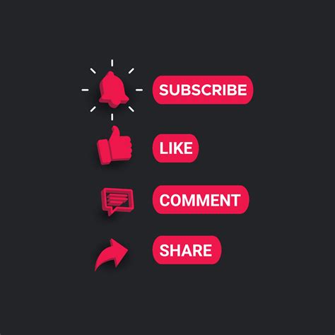 Subscribe Like And Share Template 3033943 Vector Art At Vecteezy