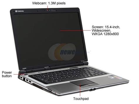 Refurbished Gateway Laptop Amd Turion 64 X2 Tl 56 2gb Memory 250gb Hdd