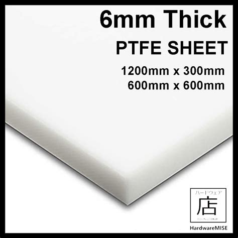 Ptfe Sheet 6mm Thickness Plate Film White Sheet