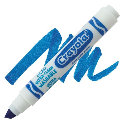 Crayola Ultra Clean Washable Marker Blue Broad Tip Utrecht Art