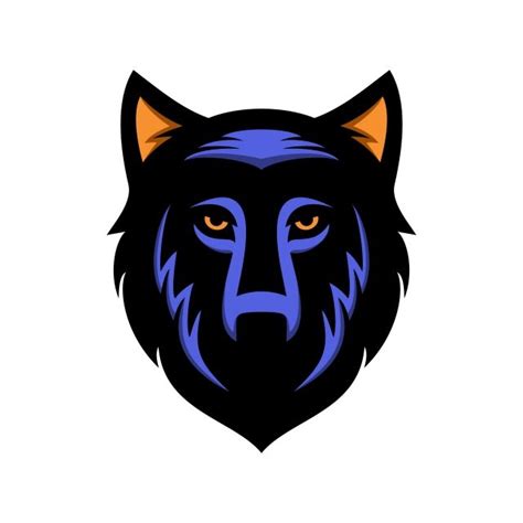 Desain Logo Serigala Serigala Logo Kepala Png Dan Vektor Dengan Background Transparan Untuk