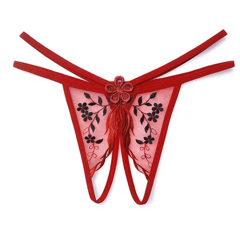 Buy Womens Sexy Set See Through Thong Panties Lingerie Set Sexy Erotic Panties Online At