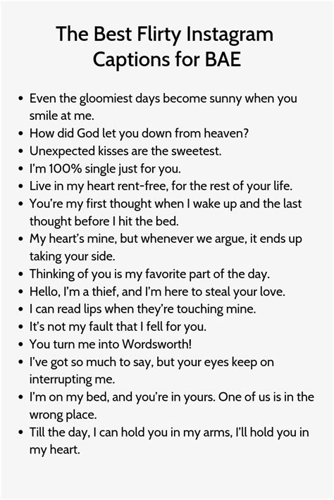 Cute flirty instagram captions for crush. Flirty Instagram Captions | Instagram quotes captions ...