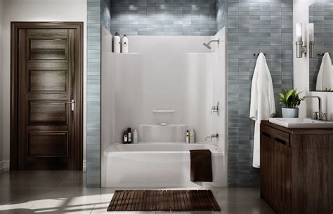 Mustee 56wht durawall fiberglass bathtub wall surround, white. TS-3660 Alcove or Tub showers bathtub - MAAX (With images ...