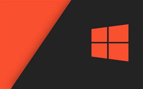 1280x800 Windows 10 Orange Stock 720p Hd 4k Wallpapers Images