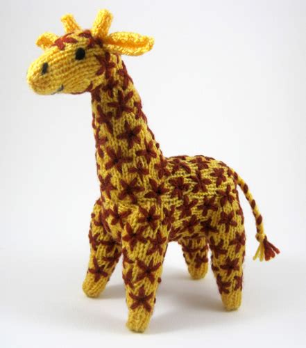 Knitted Giraffe Toy The Knitting Pattern For These Giraffe Flickr