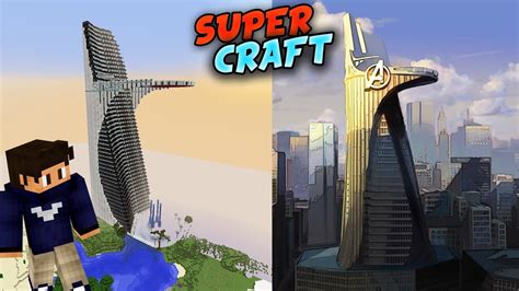 Avengers Tower Super Craft 19 Modlu Minecraft Youtube