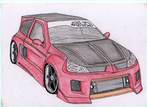 Dessin De Voiture De Tuning De Profil Nouveau Stock Dessin By Vincel