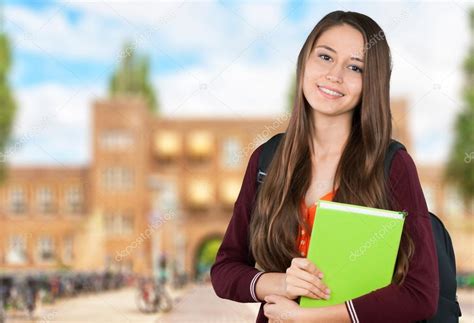 Young Female College Student — Stock Photo