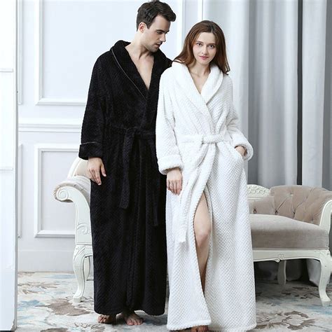 Winter Warm Robe For Women And Men Super Plush Thicken
