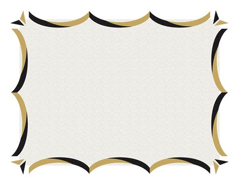 Gold And Black Border Page Clipart Best Clipart Best