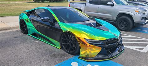 This Holo Wrapped Bmw I8 I See Driving Around Wasnt Sure Where To