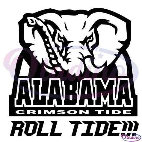 Alabama Crimson Tide Roll Tide Svg Digital File Alabama Football Svg