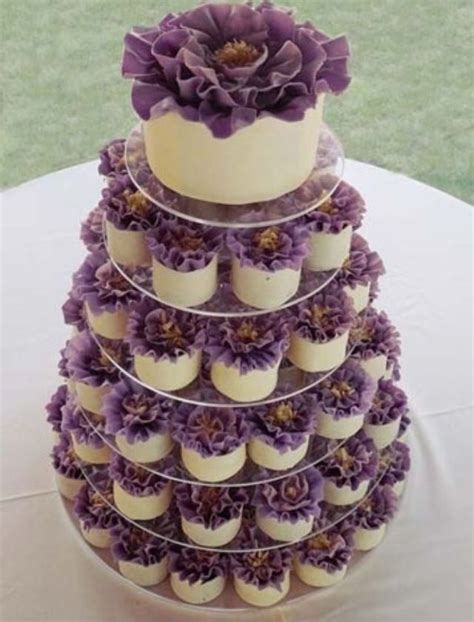 Purple Wedding Cupcakes Wedding And Bridal Inspiration