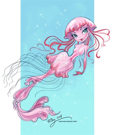 Jellymaid By Kelleeart On Deviantart Mermaid Art Horse Sketch