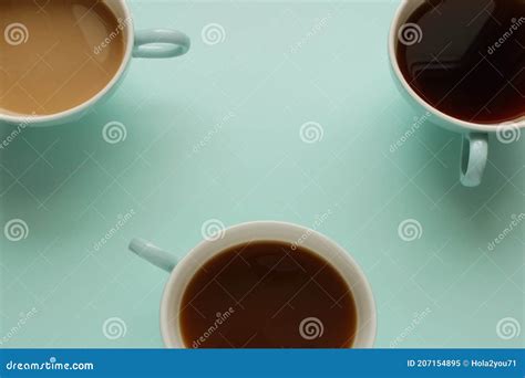 How Do You Take Your Coffee Stock Image Image Of Aqua Drink 207154895