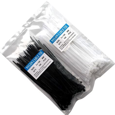Cable Ties Heavy Duty Inch Premium Plastic Wire Ties Self Locking Black Nylon Tie 100 100 Mm X