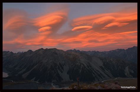 Tasman Mount Sunset Beautiful Sunset On That Day Tommy Wong Flickr