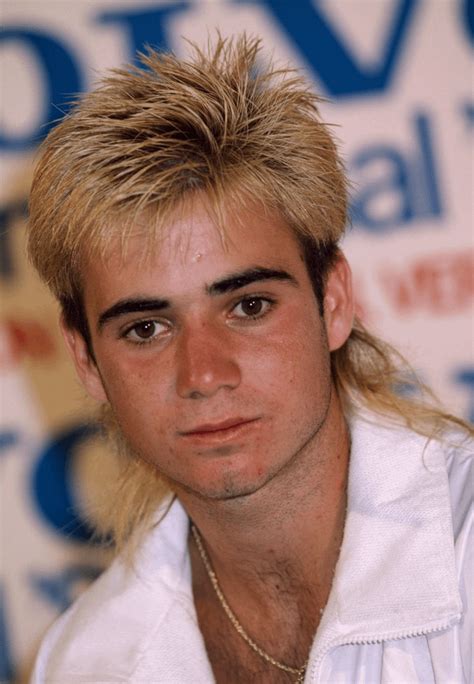 Ye Olde Photo Of The Day Andre Agassi In August 1986 During His
