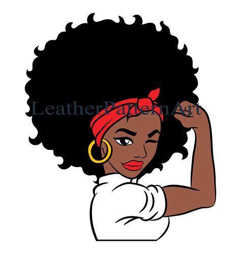 Power Woman Svg Black Woman Svg Afro Woman Svg Black Woman Etsy
