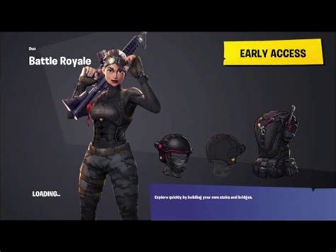 She is wearing a black skin tight outfit while the same shade with. Elite agent secured- Fortnite battle royale - YouTube